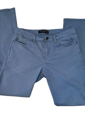 Liverpool Light Blue Casual Jeans with Branded Button